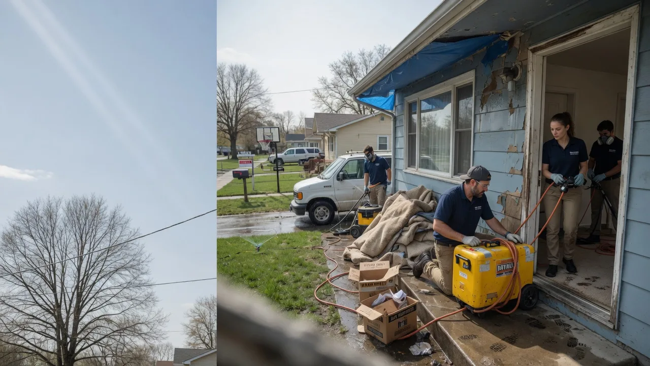 Basement Flood Cleanup in Verndale, MN near me